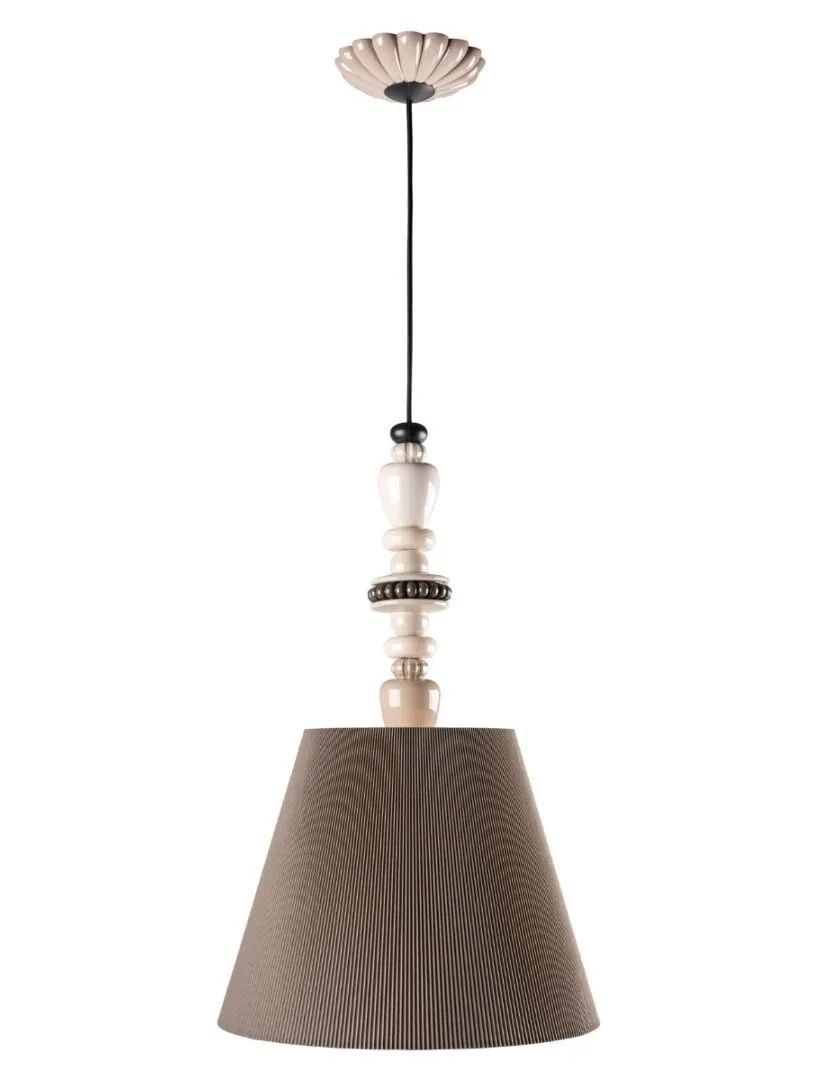 Lladró: Firefly hanging lamp Pearly