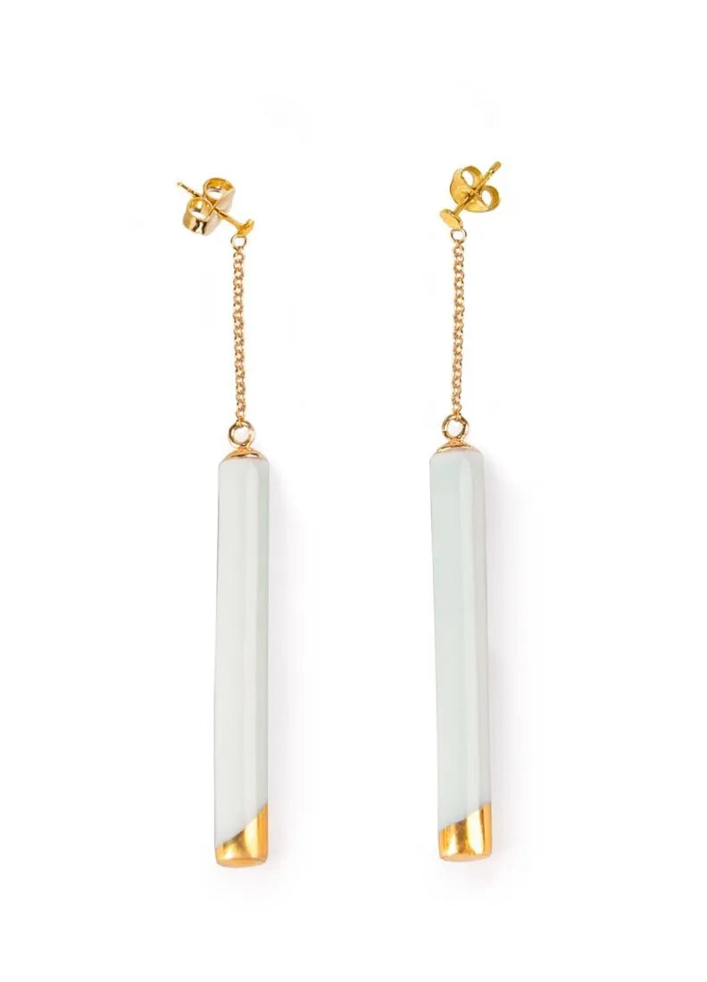 Lladró: Twiggy Long Earrings