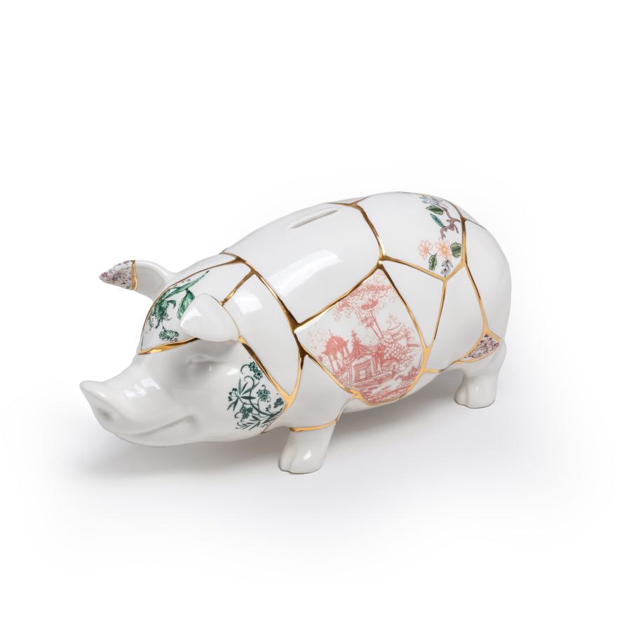 Seletti - Objects: Kitsugi Piggy Bank