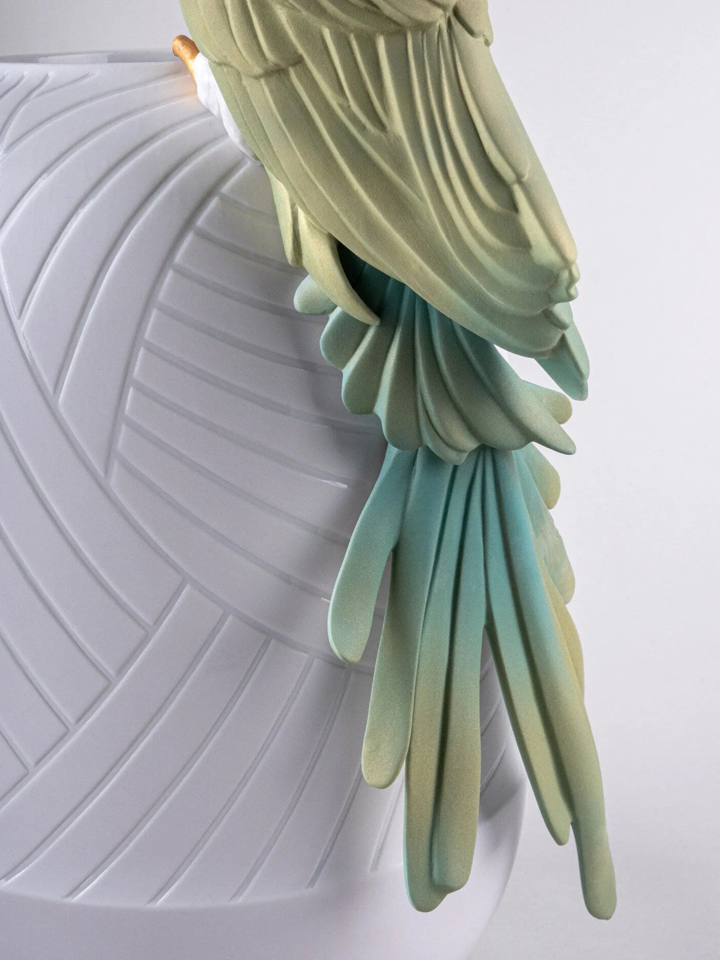 Lladró: Macaw Bird Vase