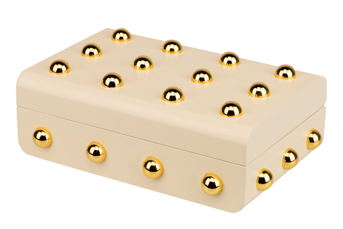Ethan Chloe: Beige and Gold Box Small