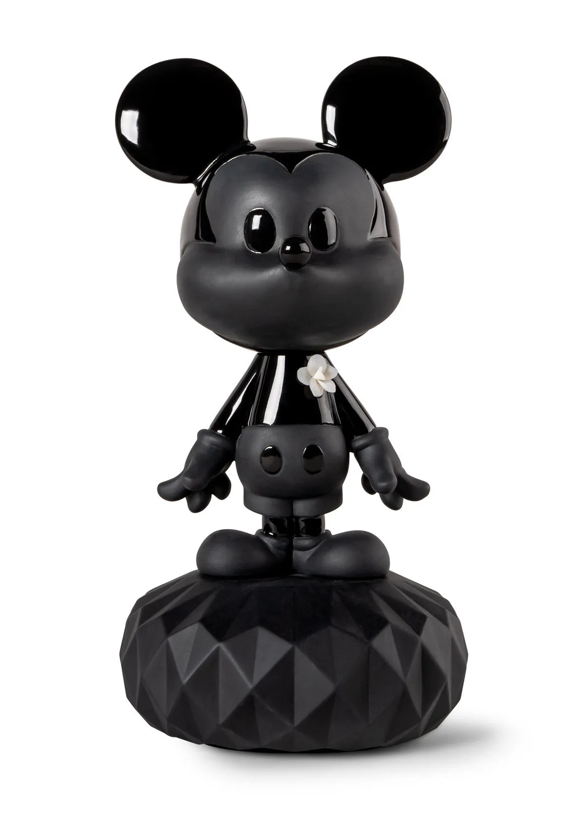 Lladró: Mickey Total Black Sculpture
