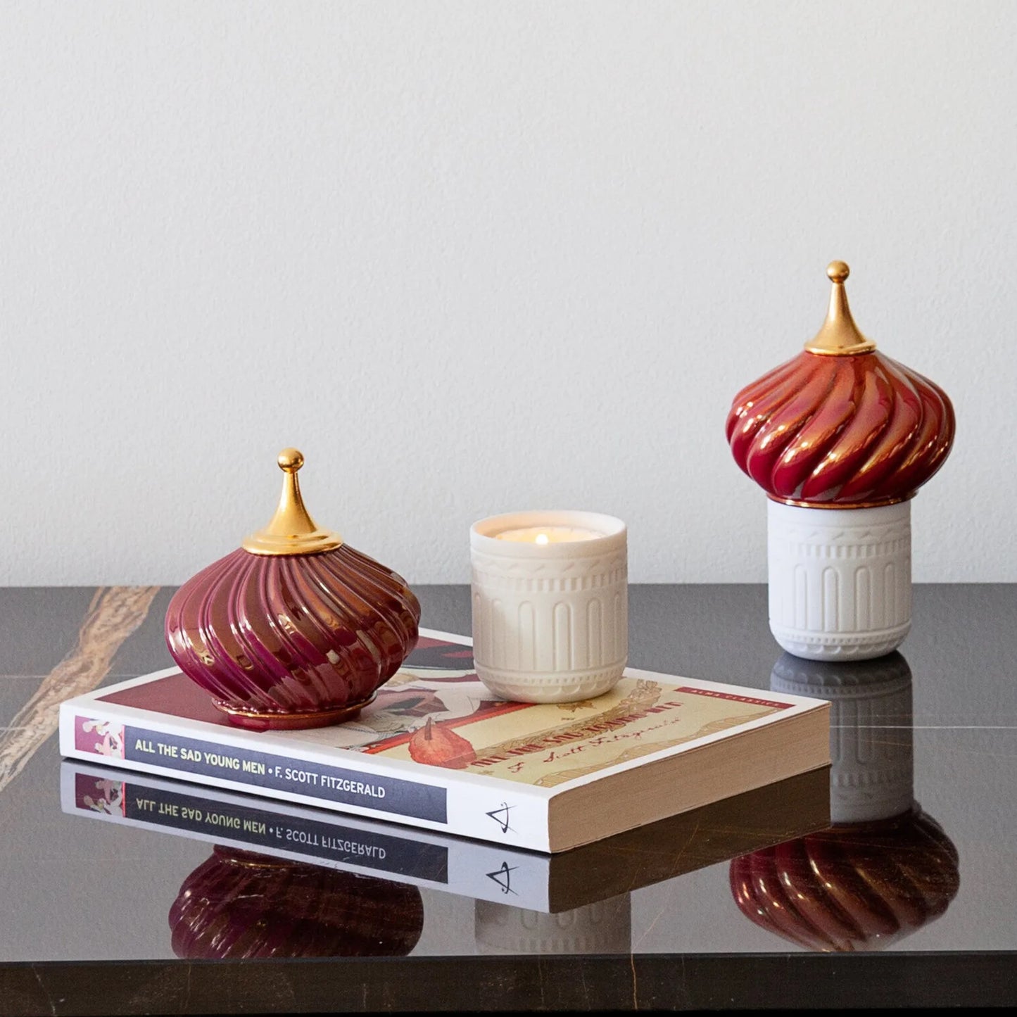 Lladró: Candy Spire Candle 1001 Lights. Night Approaches Scent.