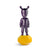 Lladró: The Guest Little-purple on yellow Figurine Small Model