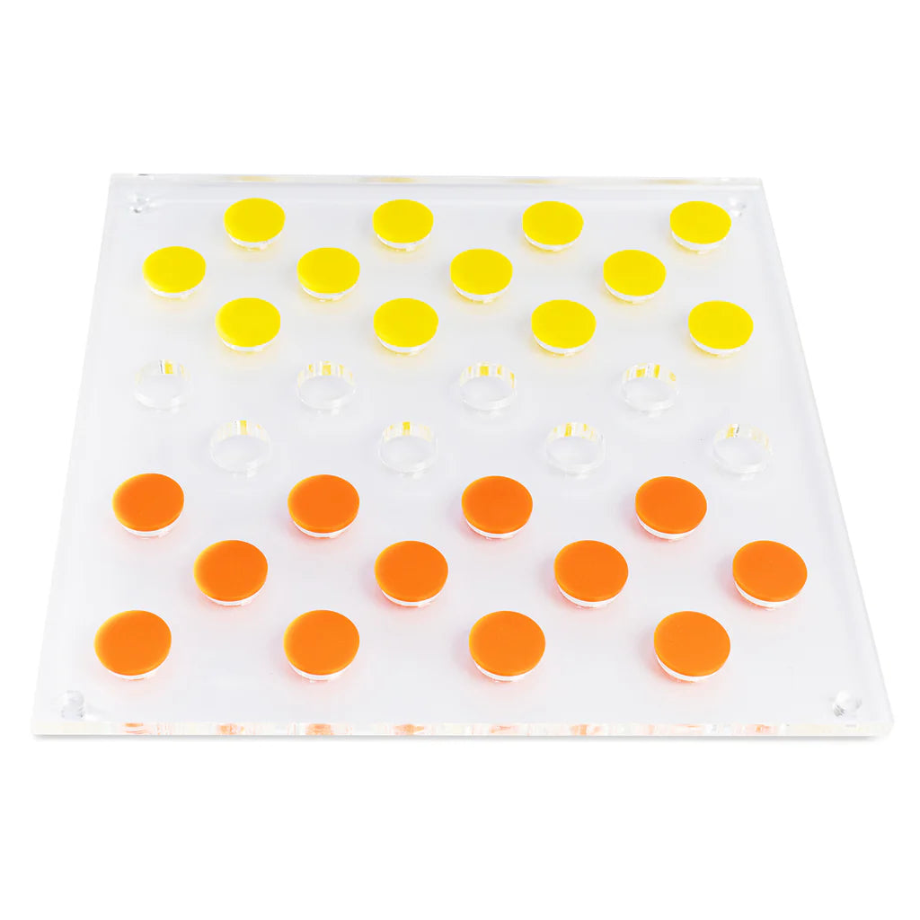 LUXE DOMINOES: LA DAMA ORANGE & YELLOW