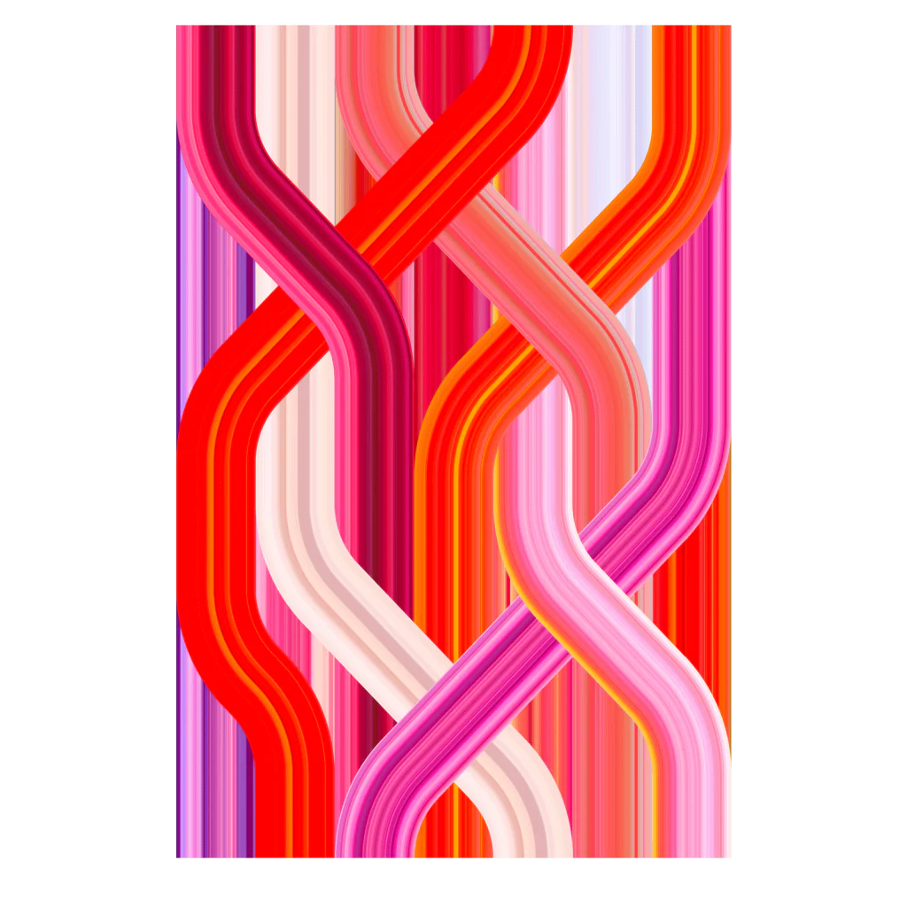 Qeeboo: Carpet Wave Red