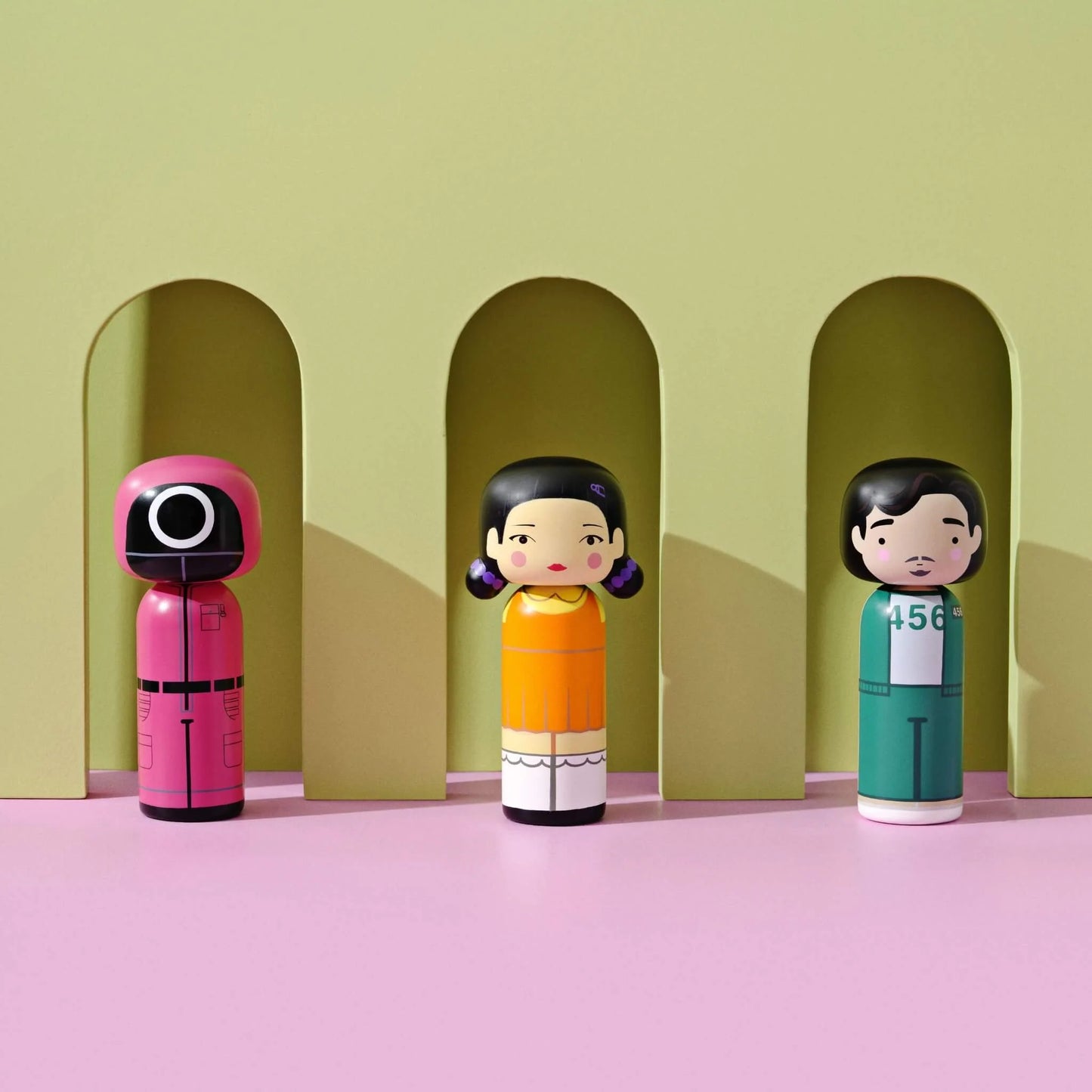 LUCIE KASS: KOKESHI MASKED WORKER SQUID GAMES