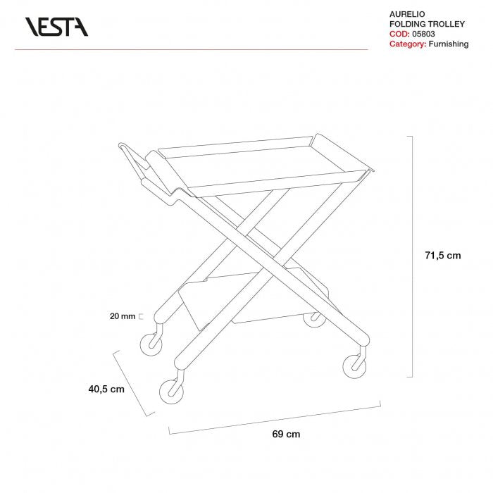 VESTA: AURELIO FOLDING CART