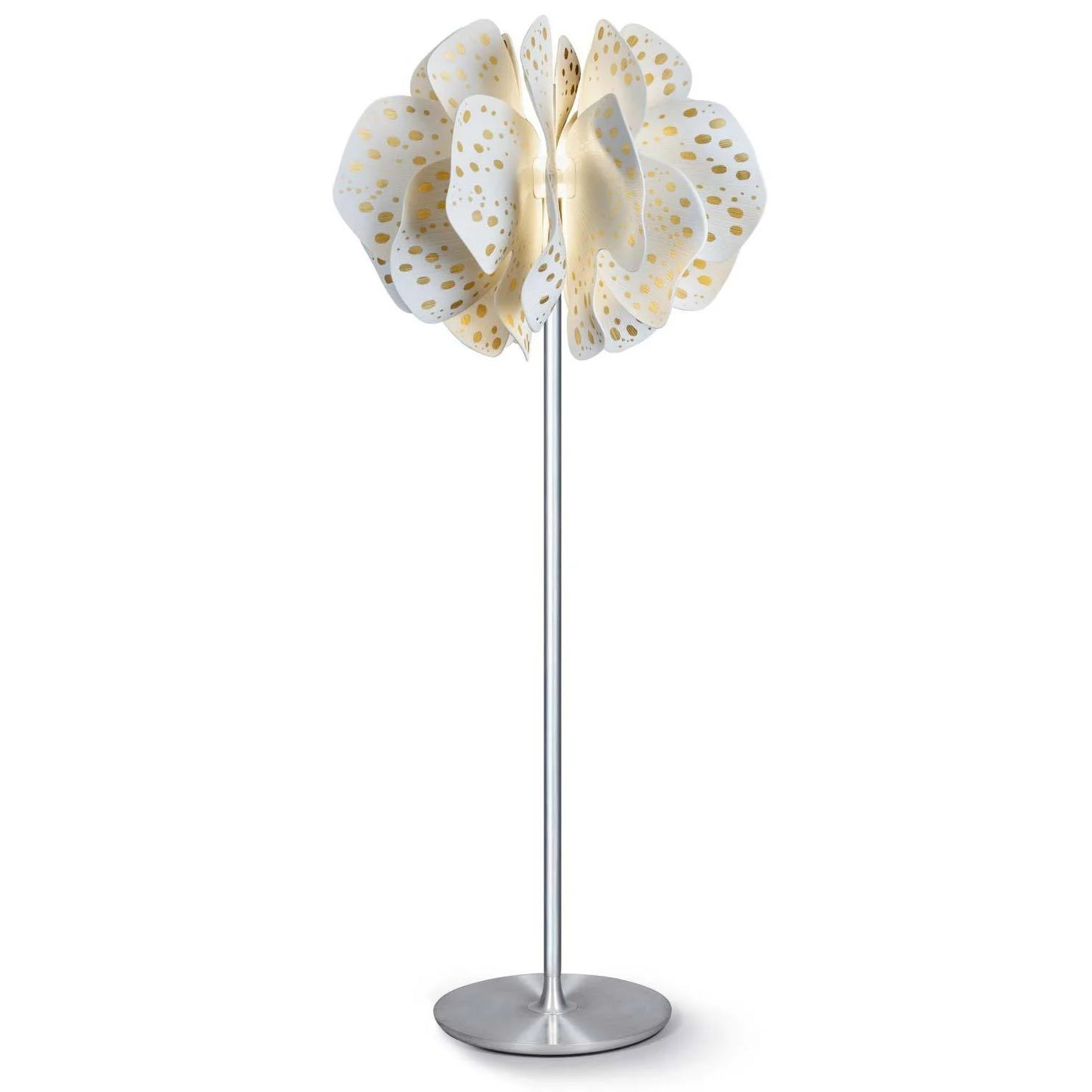 Lladró: Nightbloom Floor Lamp Gold