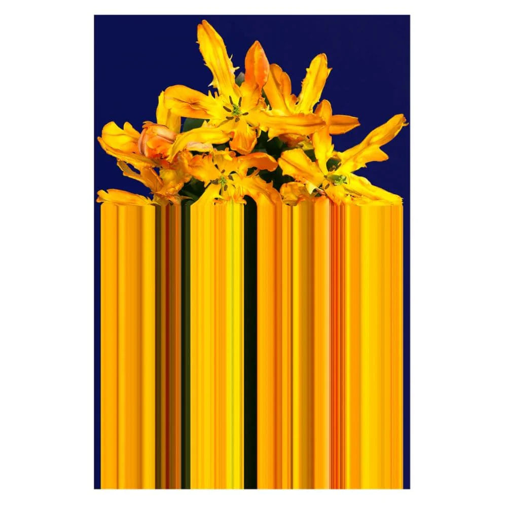 Qeeboo: Carpet Glitch Yellow