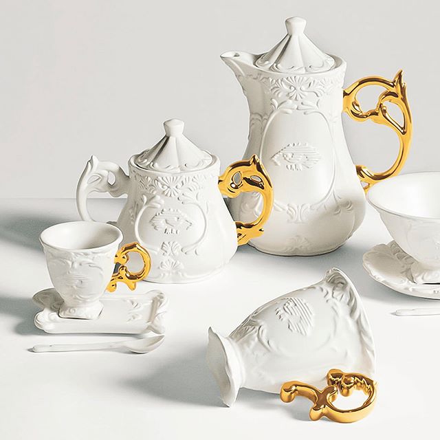 Seletti - Art de la table: I-Wares Gold I-Teapot