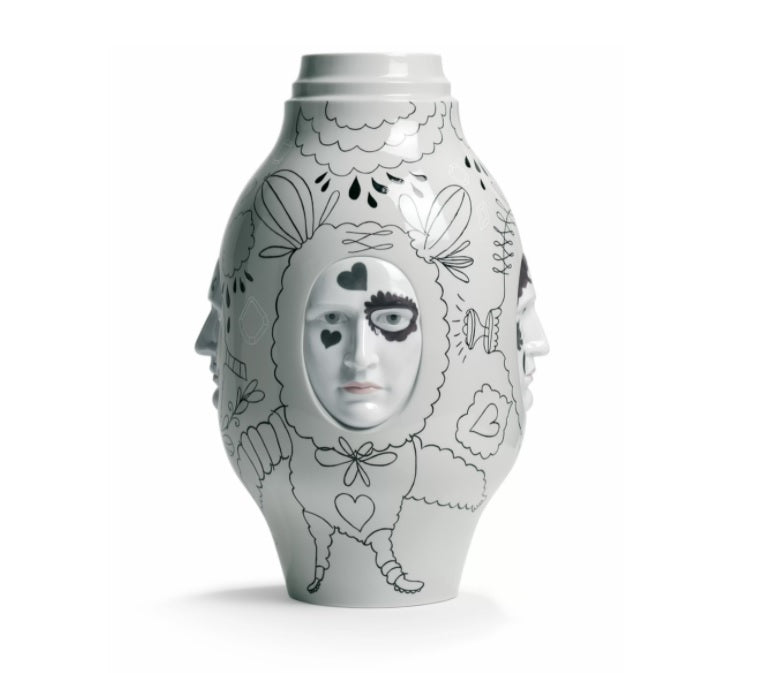 Lladró: Conversation Vase ii