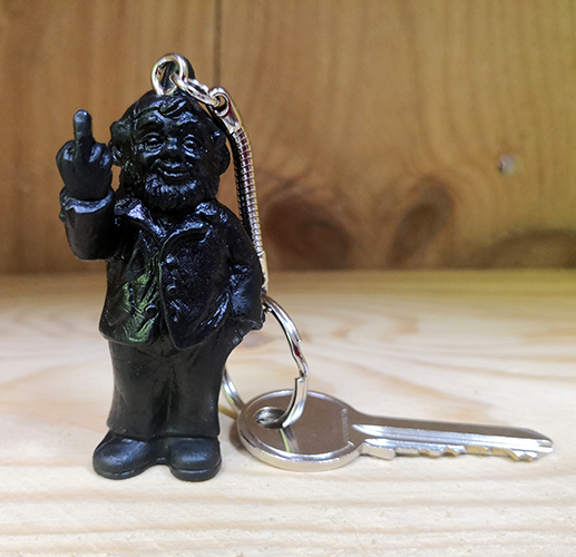 OH Keychain Middle Finger