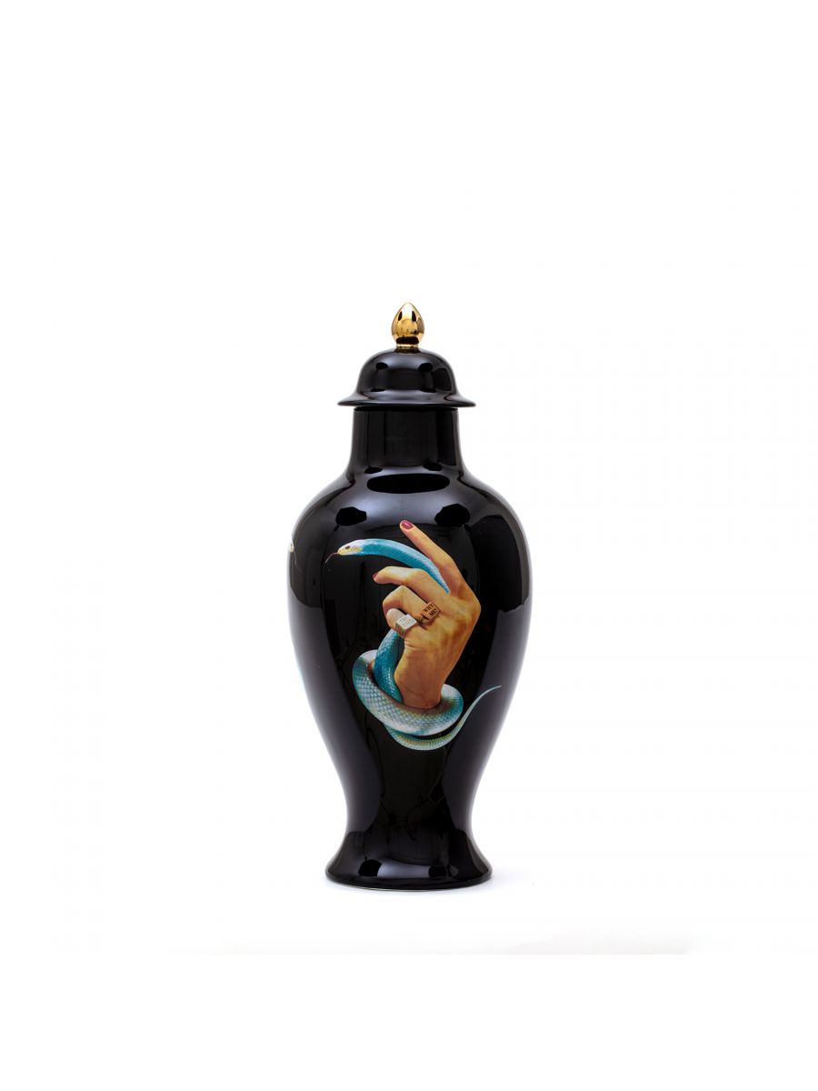 Seletti - Wears Toiletpaper Vases: Vase Hands with Snakes