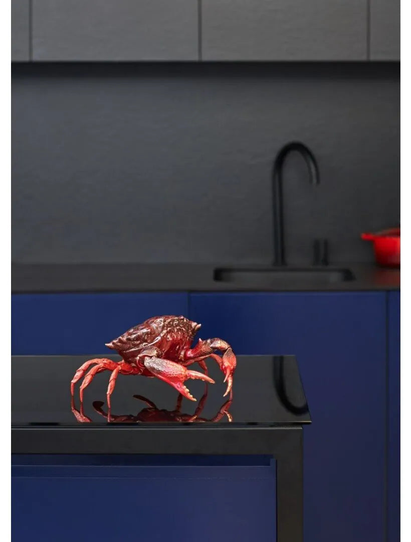 Lladró: Crab Sculpture Red