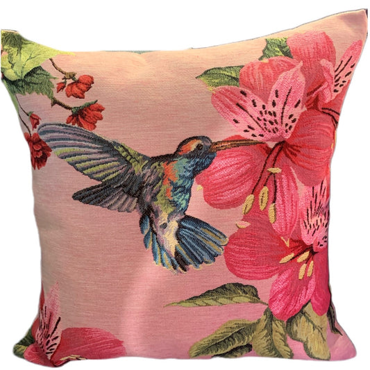 Musart on Pillows - Hummingbird Jacquard Weave Pillows
