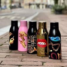 Seletti - Art de la Table: Thermal Bottle Lipstick Pink