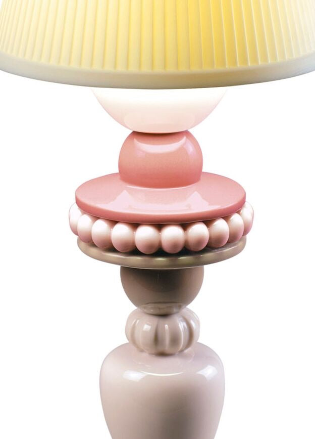 Lladró: Firefly Collection. Sunflower Firefly Table Lamp Black
