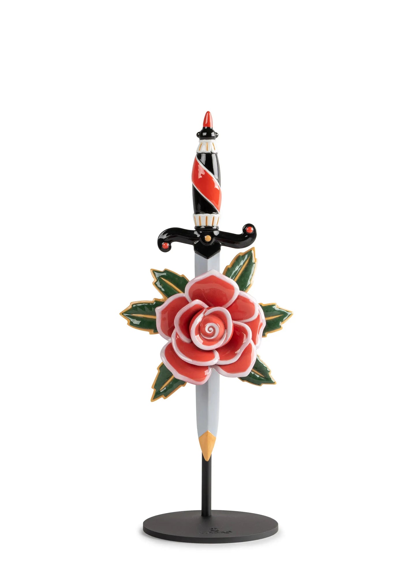 Lladró: Dagger and Rose Figurine