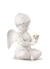 Lladró: Angel with flower Sculpture