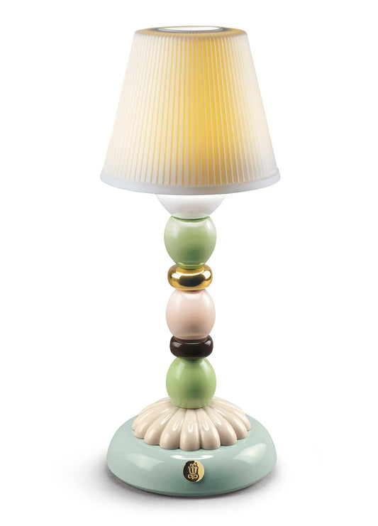 Lladró: Firefly Collection. Palm Firefly Golden Fall Table Lamp