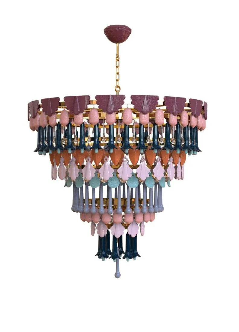 Lladró:  Seasons Chandelier Fall 100cm
