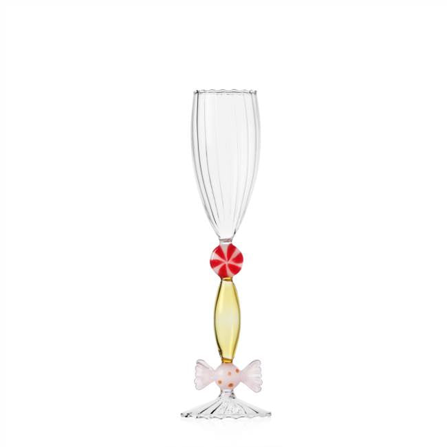 Ichendorf: Sweet and Candy Flute Pink/ red lollipop