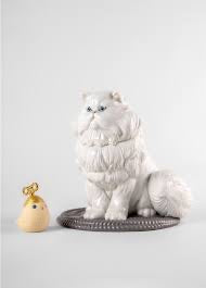 Lladró: Persian Cat Sculpture