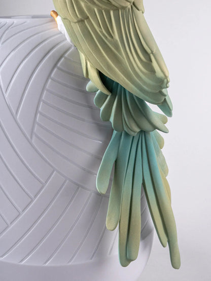 Lladró: Macaw Bird Vase