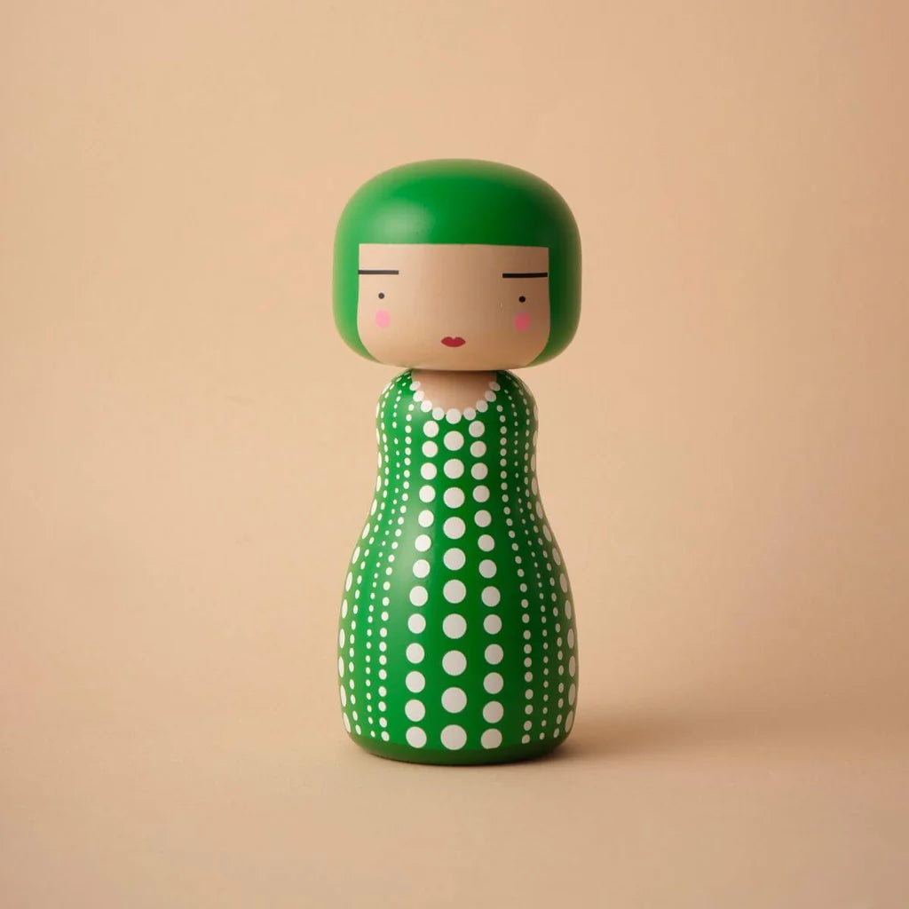 Lucie Kaas: Kokeshi Dot Green