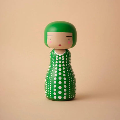 Lucie Kaas: Kokeshi Dot Green