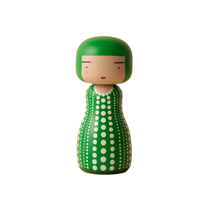Lucie Kaas: Kokeshi Dot Green