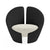 JONATHAN ADLER: MARAIS LOUNGE CHAIR OLYMPUS EBONY