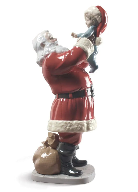Lladró Merry Christmas Santa! Sculpture