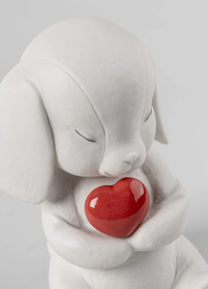 Lladró: Buddy Caring Puppy Figurine