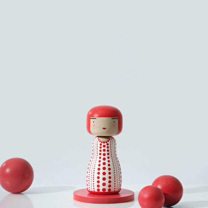 Lucie Kaas: Kokeshi Dot Red