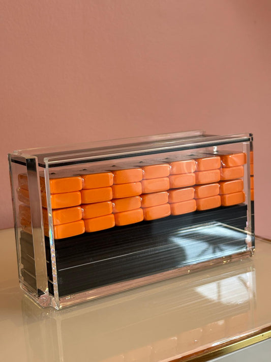 Luxe Dominoes: El Catire Smoke with Matching Racks
