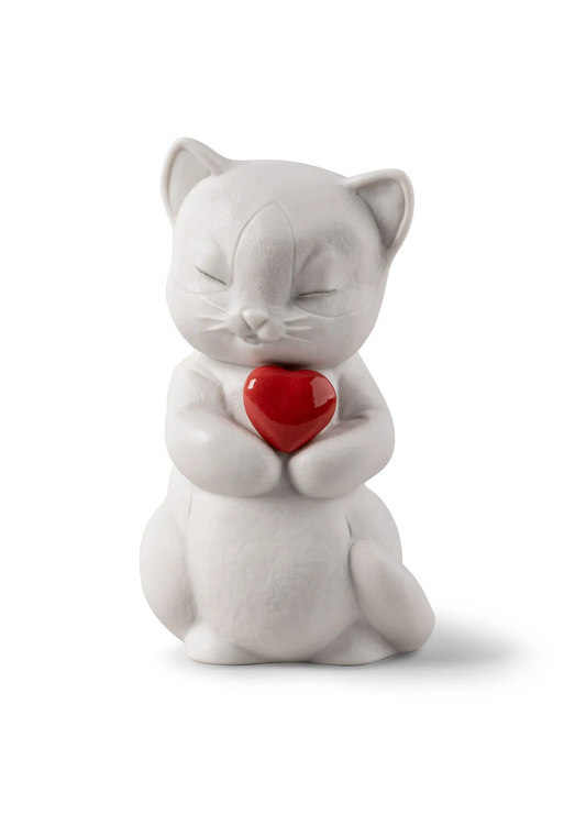 Lladró: Whiskers- Playful Kitten Figurine