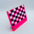 LUXE DOMINOES: EL CUATRO NEON PINK