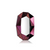 Reflections: Diamond Small Mirror Burgundy