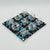 Luxe Dominoes: La Vieja 3D Carey Blue Tic Tac Toe