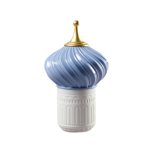 Lladró: Mauve Spire Candle 1001 Lights. Unbreakable Spirit Scent.