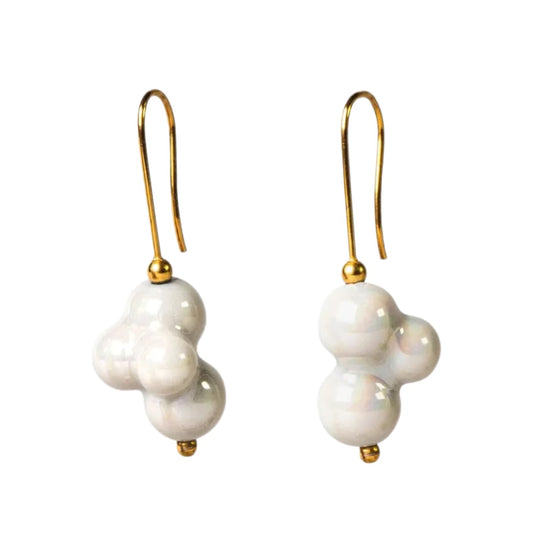 Lladró Jewelry: Bubbles Earrings.