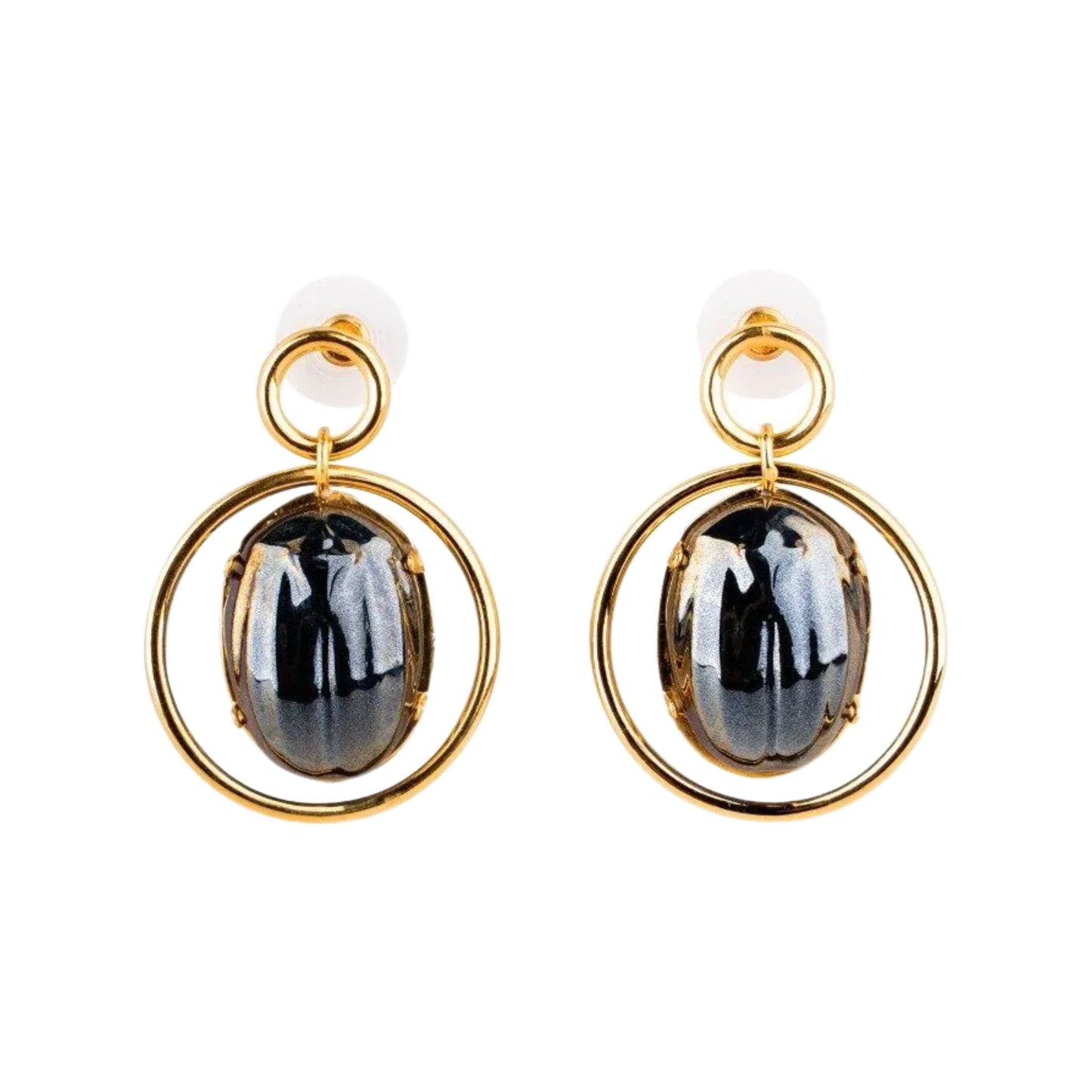 Lladró Jewelry: Scarab Earrings.