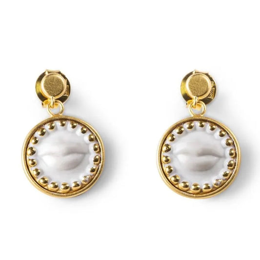 Lladró Jewelry: Kiss Earrings.