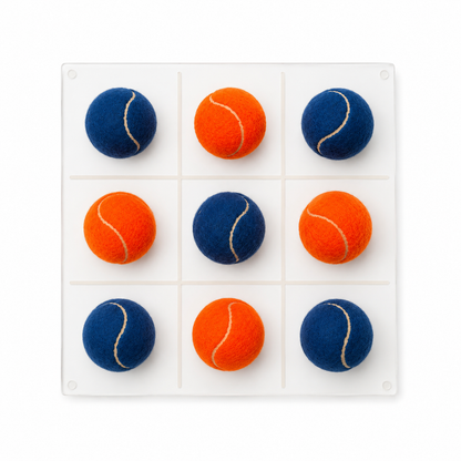 Luxe Dominoes: La Vieja Tennis Blue vs Orange