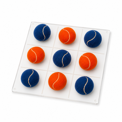 Luxe Dominoes: La Vieja Tennis Blue vs Orange