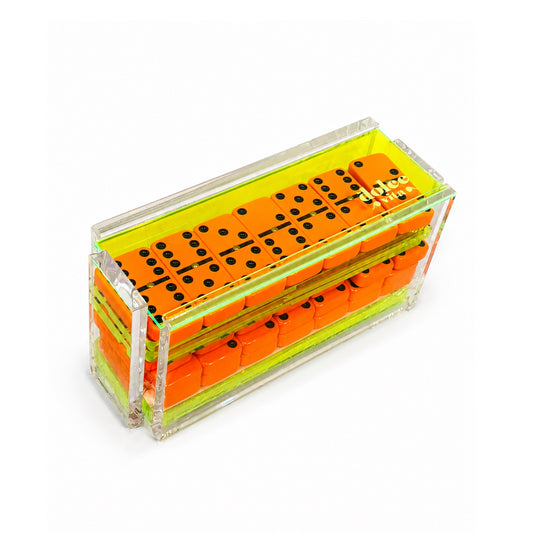 Luxe Dominoes: El Catire Neon Green Matching Racks