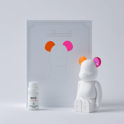 Bibliothèque Blanche BY BALLON: Be@rbrick Aroma Ornament - Orange/Pink Double Color