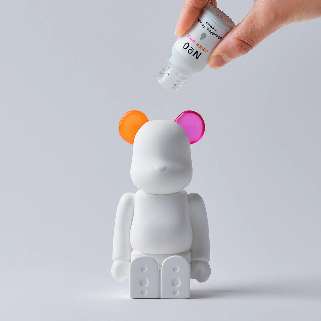 Bibliothèque Blanche BY BALLON: Be@rbrick Aroma Ornament - Orange/Pink Double Color